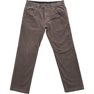 Prana Men's Corduroy Pants 34x30 Brown 5-Pocket Straight Leg